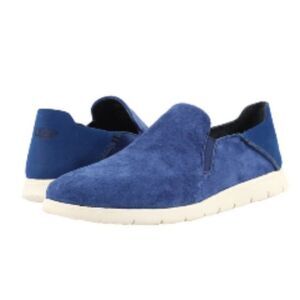 UGG KNOX BLUE SUEDE SLIP ON SNEAKERS / LOAFERS - MEN'S 8